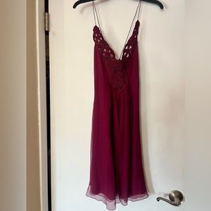 Catherine Malandrino plum dress